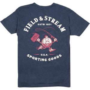 Field & Stream Unisex Adult Lightweight Short Sleeve Graphic Tee Shirt(Midnight Navy)