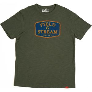 Field & Stream Unisex Adult Slub Short Sleeve Graphic Tee Shirt(Roosevelt/Olive Green)