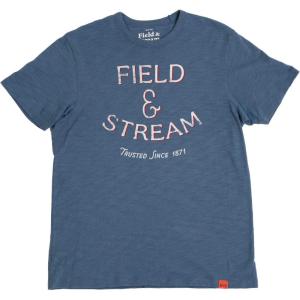 Field & Stream Unisex Adult Slub Short Sleeve Graphic Tee Shirt(Stock & Trade/Royal)