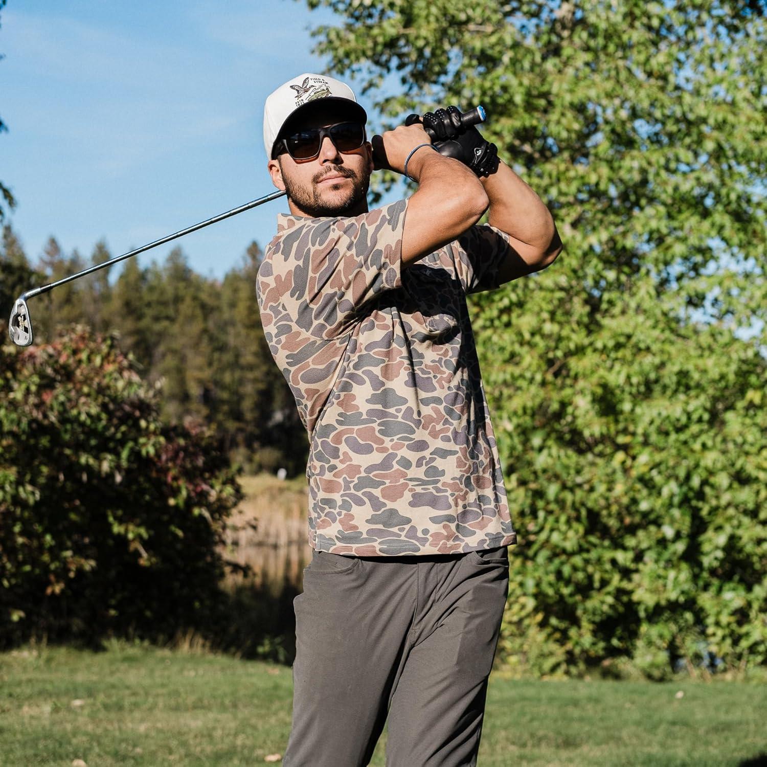 imageField ampamp Stream Mens Flying Birdie PoloCamo