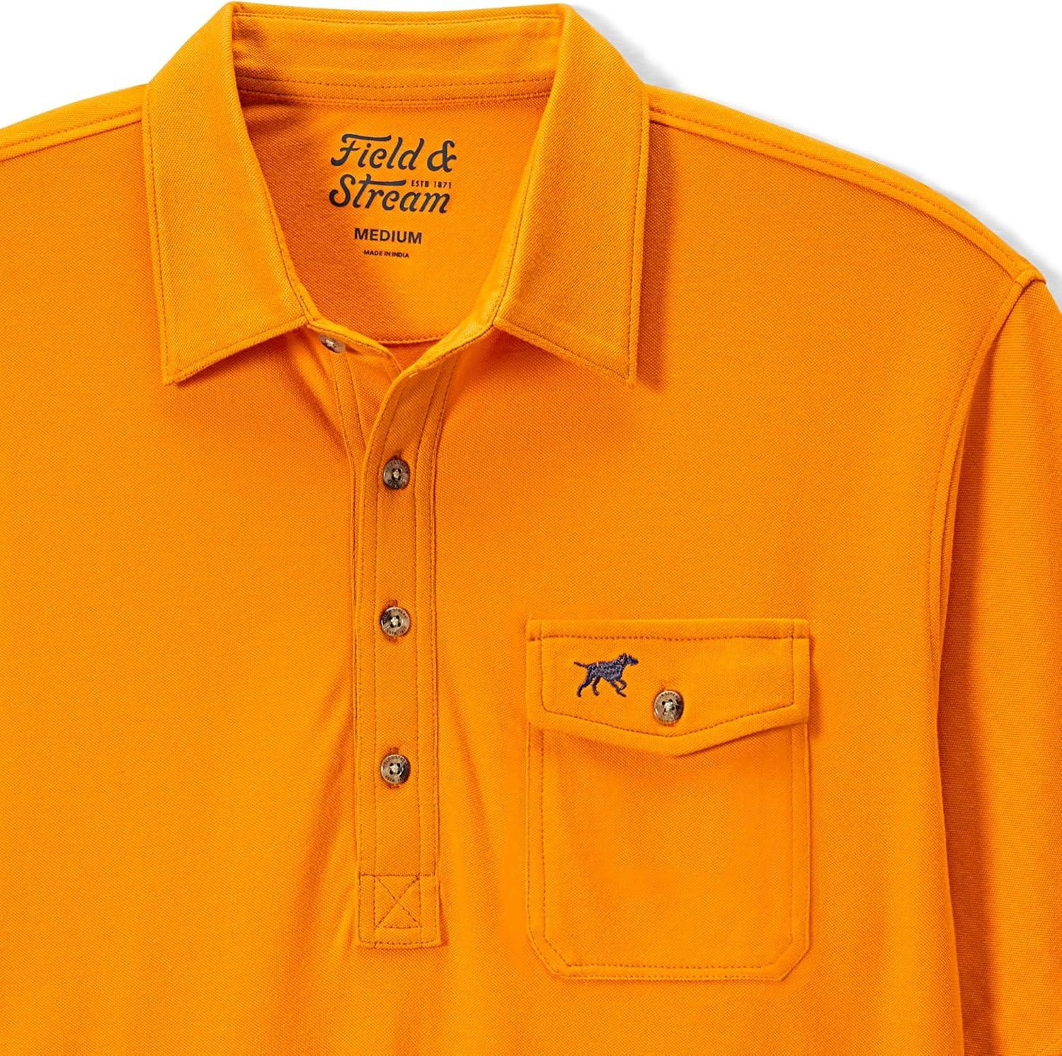 imageField ampamp Stream Mens Flying Birdie PoloOrange