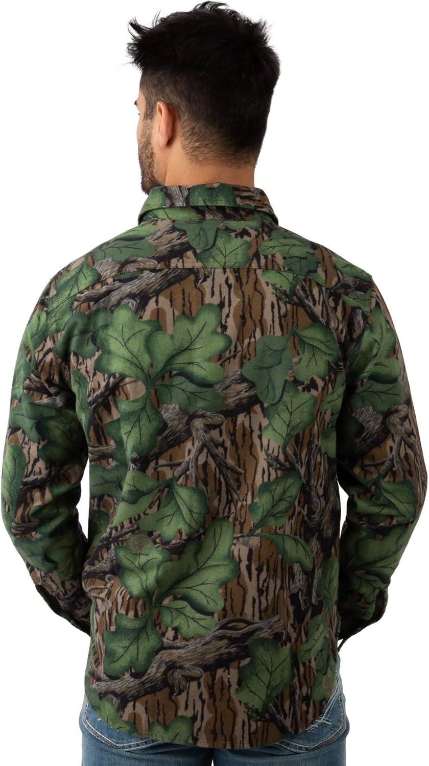 imageField ampamp Stream Mens Cattail Chamois ShirtMossy Oak Full Foliage