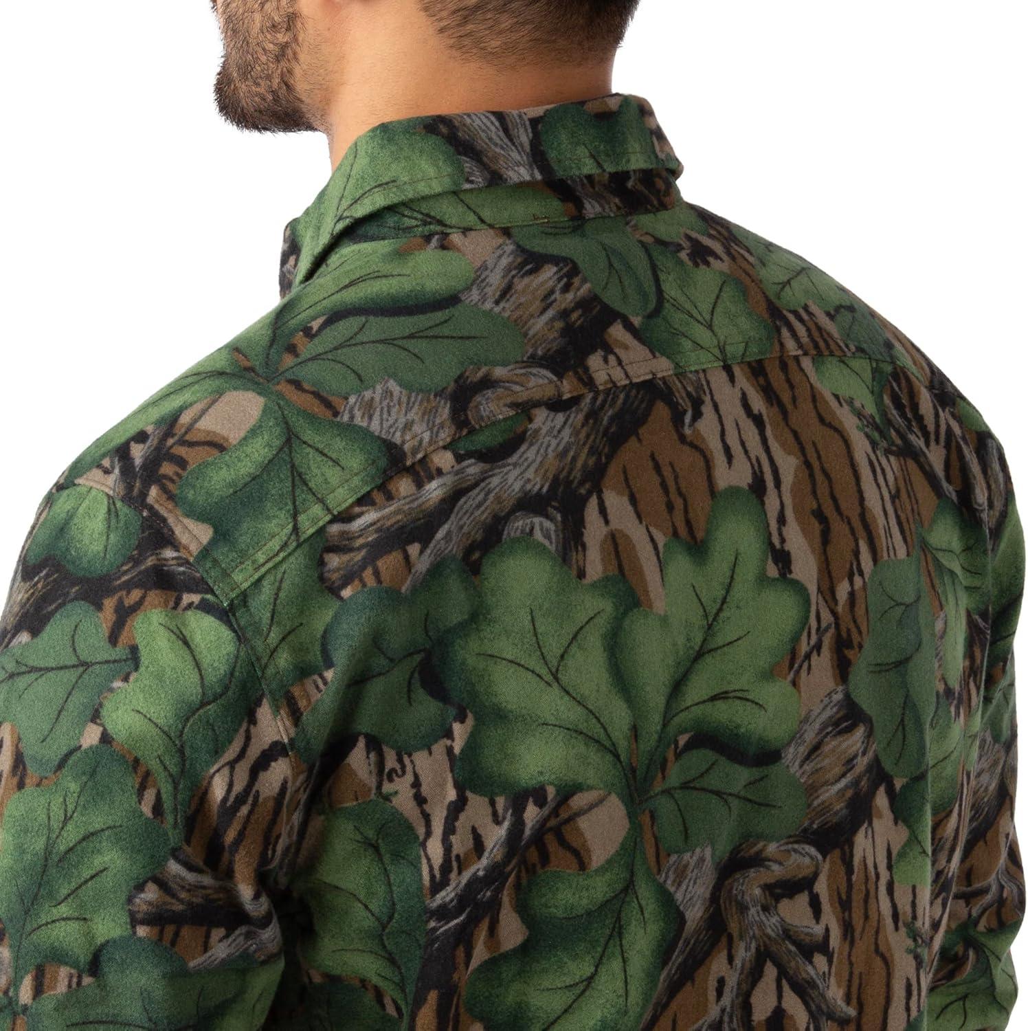 imageField ampamp Stream Mens Cattail Chamois ShirtMossy Oak Full Foliage