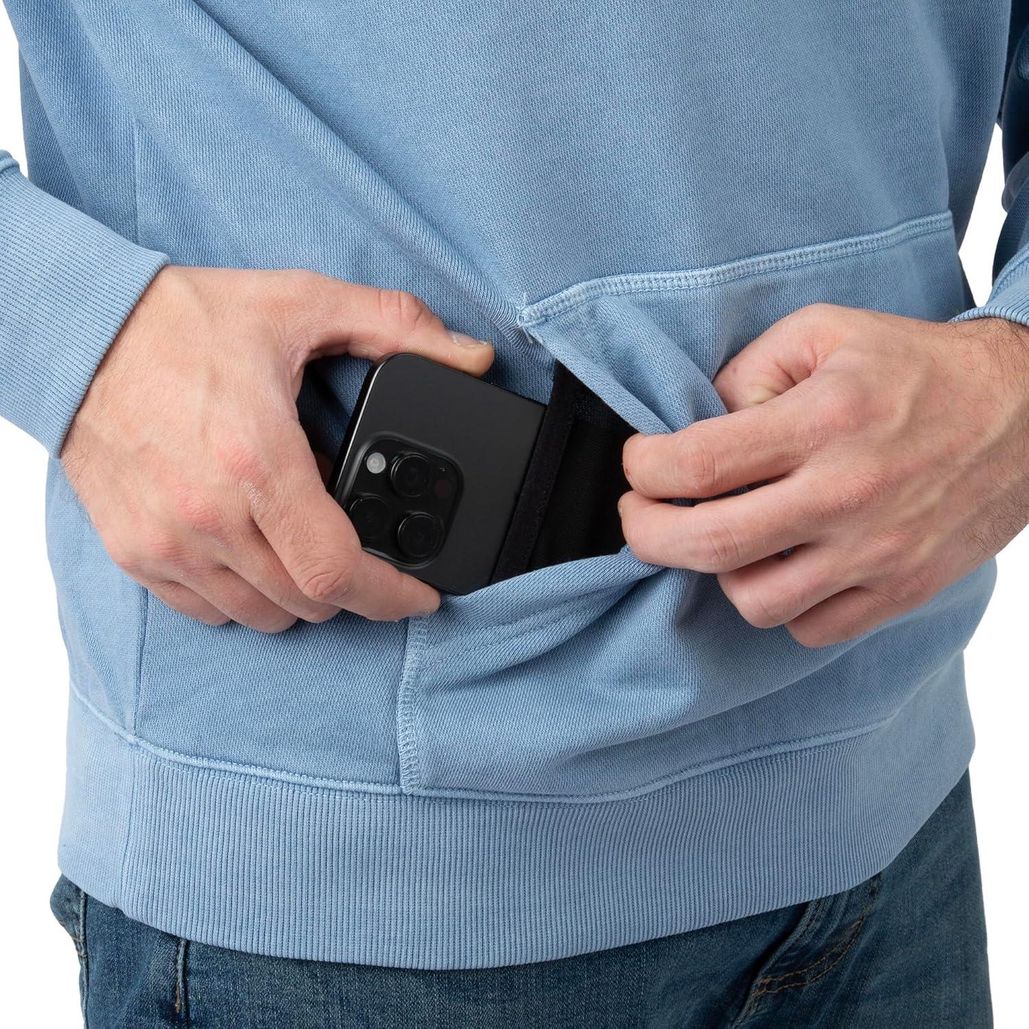 imageField ampamp Stream Mens Holloa Garment Dyed HoodieLight Blue