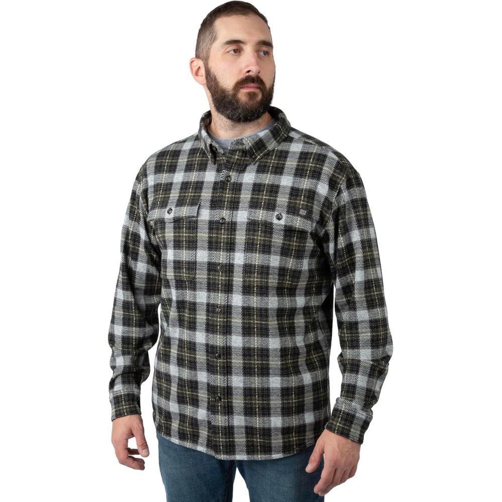 imageField ampamp Stream Mens Bushveldt Knit ShirtMash Plaid