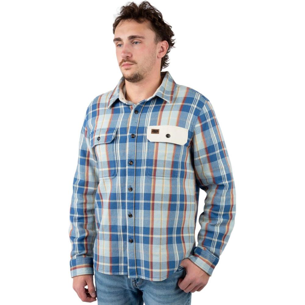 imageField ampamp Stream Mens Hardwood Heavyweight FlannelStratus Plaid