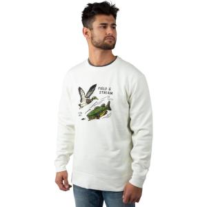 Field & Stream Men’s Backstrap Crew Sweatshirt(Mallard/Bass/Ivory)