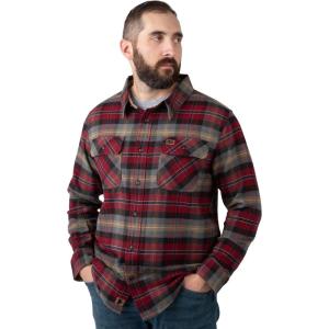 Field & Stream Mens Bismuth Flannel Shirt(Cranberry Plaid)