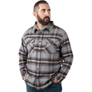 Field & Stream Mens Bismuth Flannel Shirt(Gray Line Plaid)
