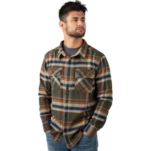 Field & Stream Mens Bismuth Flannel Shirt(Olive Branch Plaid)