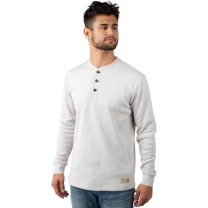 Field & Stream Mens Double Reed Henley(Oatmeal)