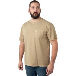 Field & Stream Unisex-Adult Flush Out Short Sleeve Pocket Tee Shirt(Khaki)