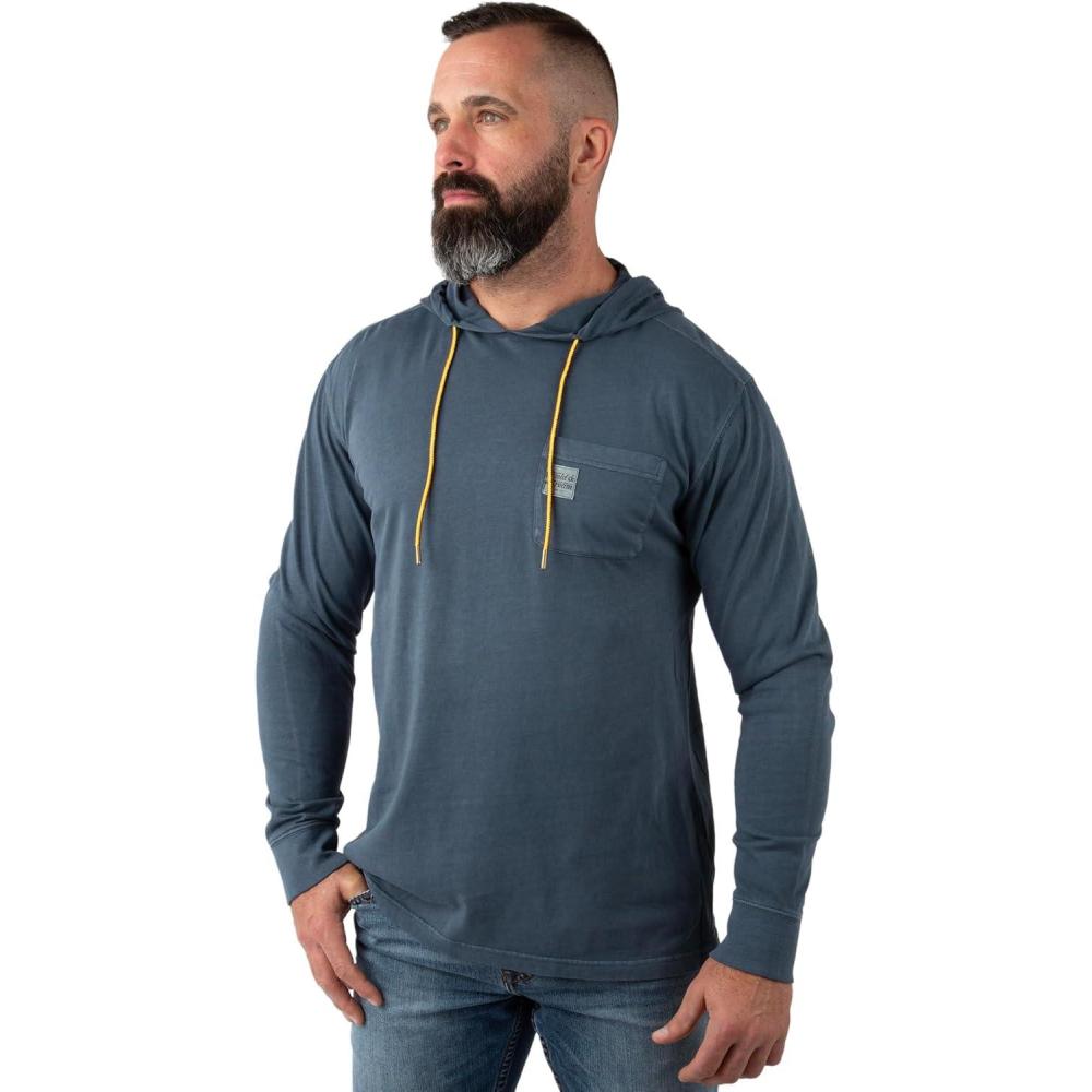 imageField ampamp Stream Mens Flush Out Long Sleeve HoodieNavy