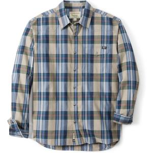 Field & Stream Men’s Covey Back Long Sleeve Casual Shirt(Seaside Plaid)
