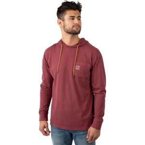 Field & Stream Mens Flush Out Long Sleeve Hoodie(Port)