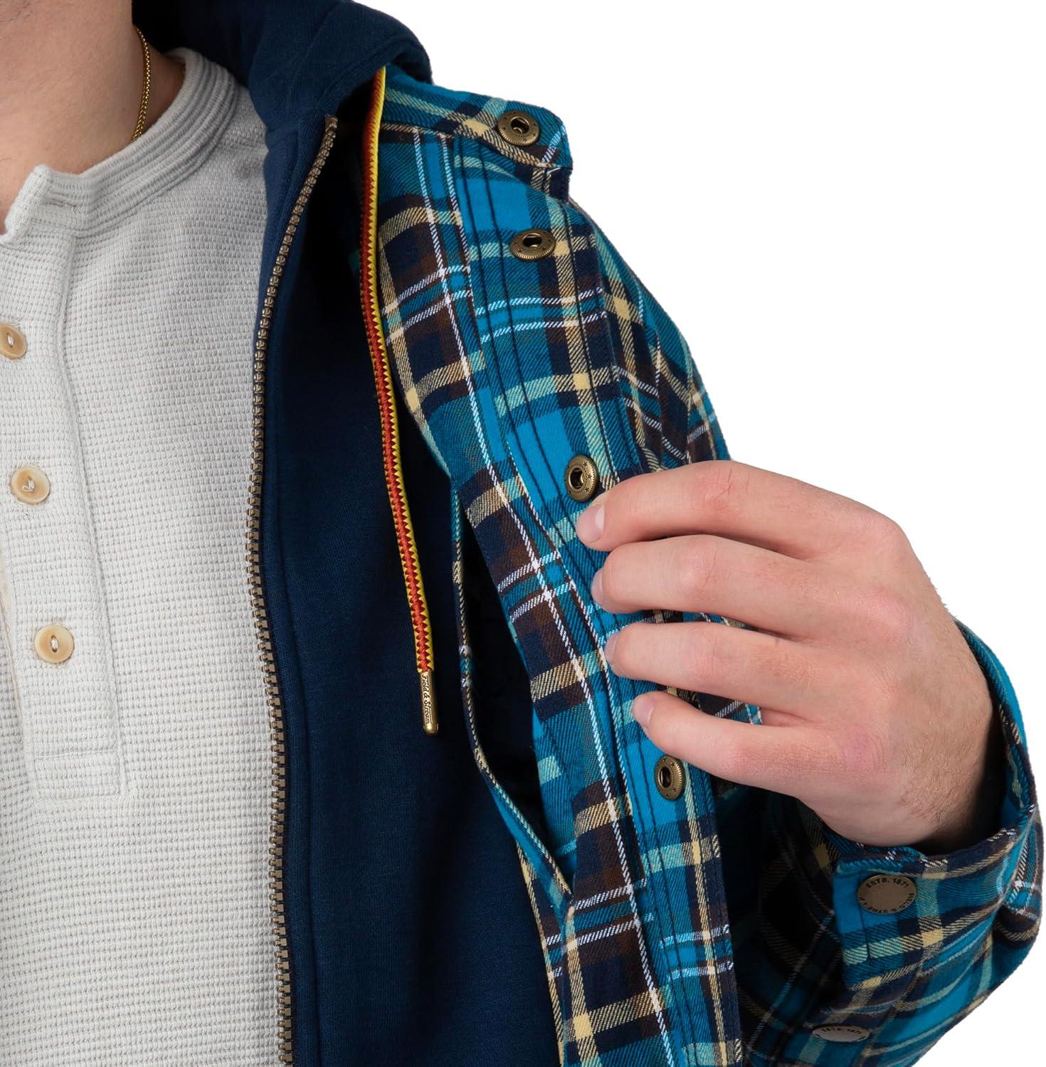 imageField ampamp Stream mens Decoy Hooded Shirt JacketTrophy Plaid