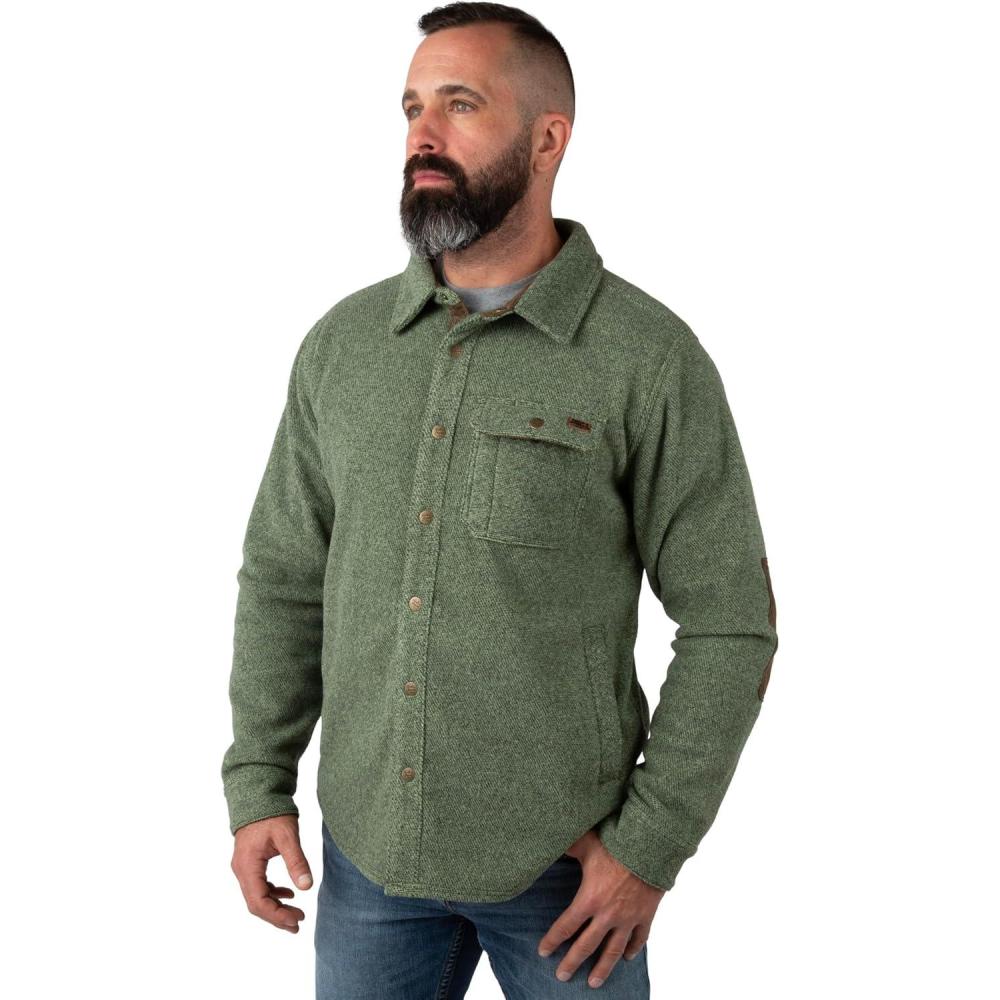 imageField ampamp Stream mens Hail Call Fleece Shirt JacketOlive