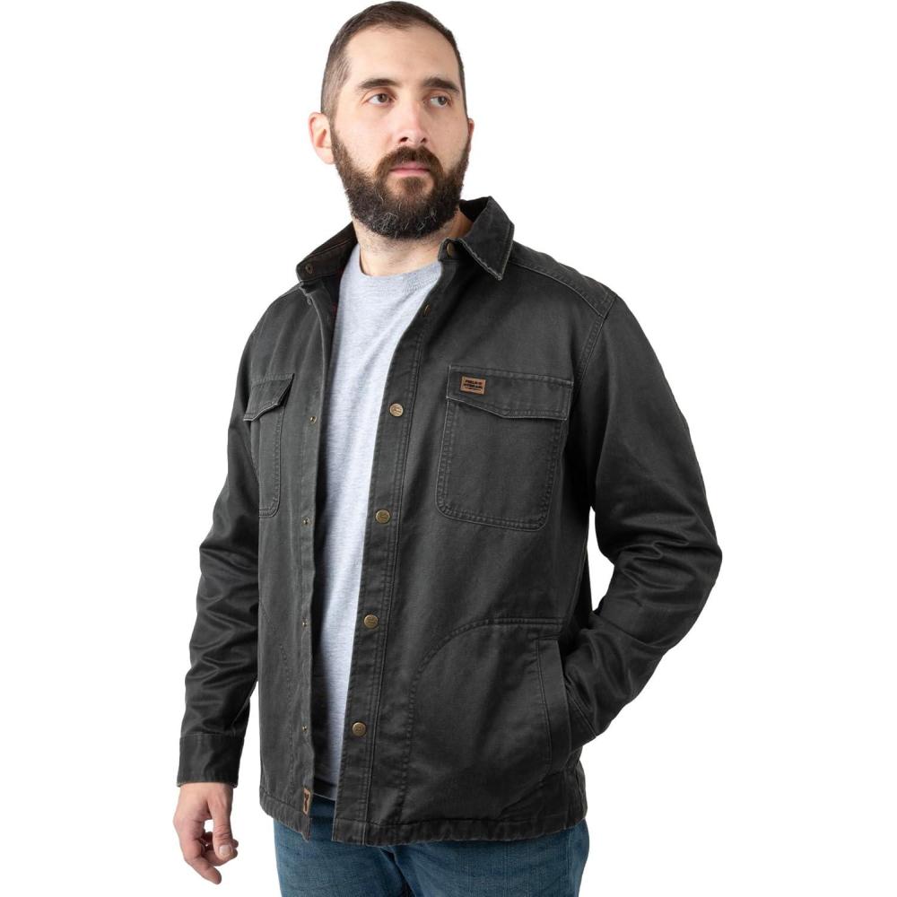 imageField ampamp Stream mens Wicklow Rugged Shirt JacketBlack