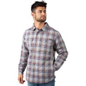 Field & Stream mens Tinkhamtown Quited Shirt Jacket(Grey Duck Plaid)
