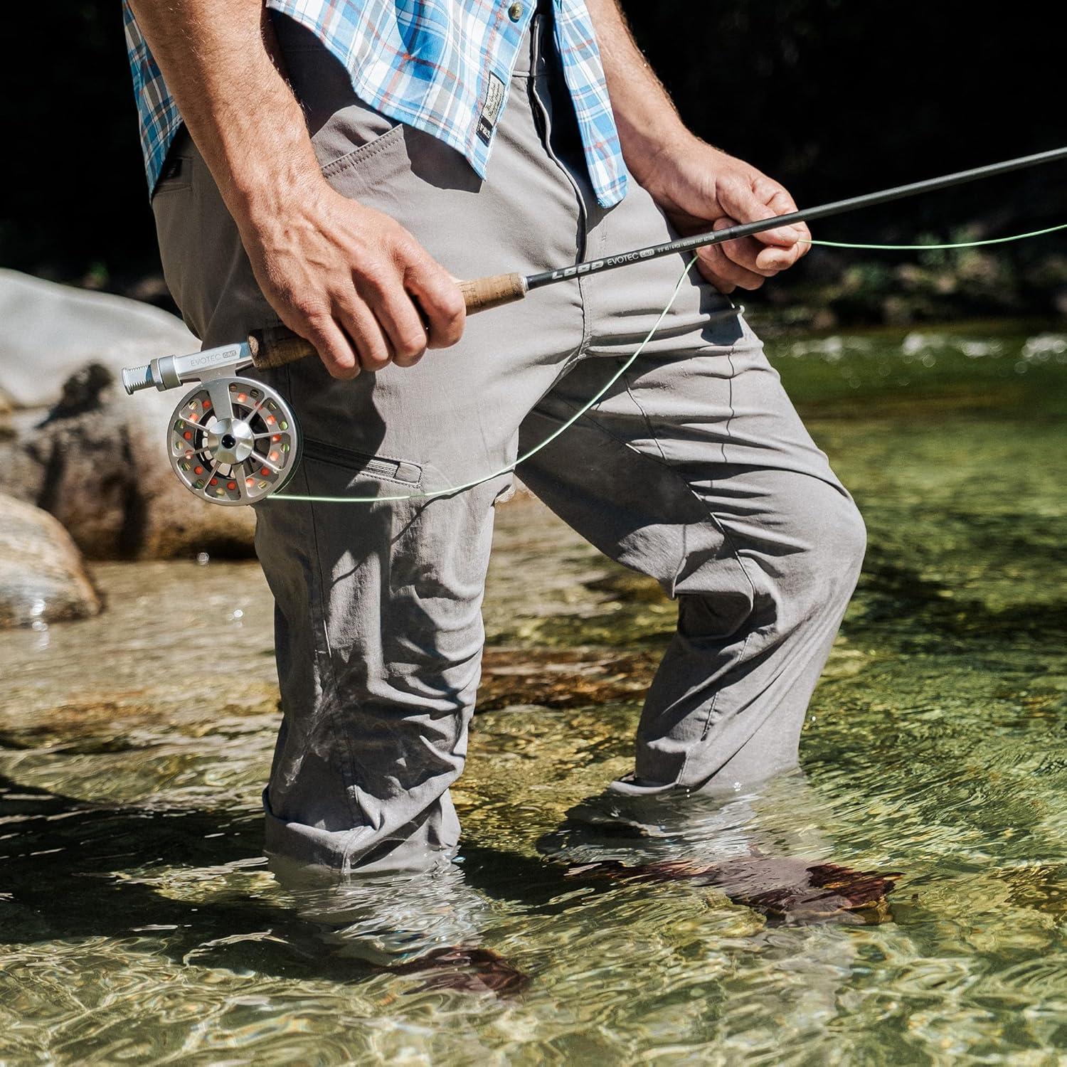 image:imageField amp Stream Mens Slinger Nylon Fishing PantsLight Grey
