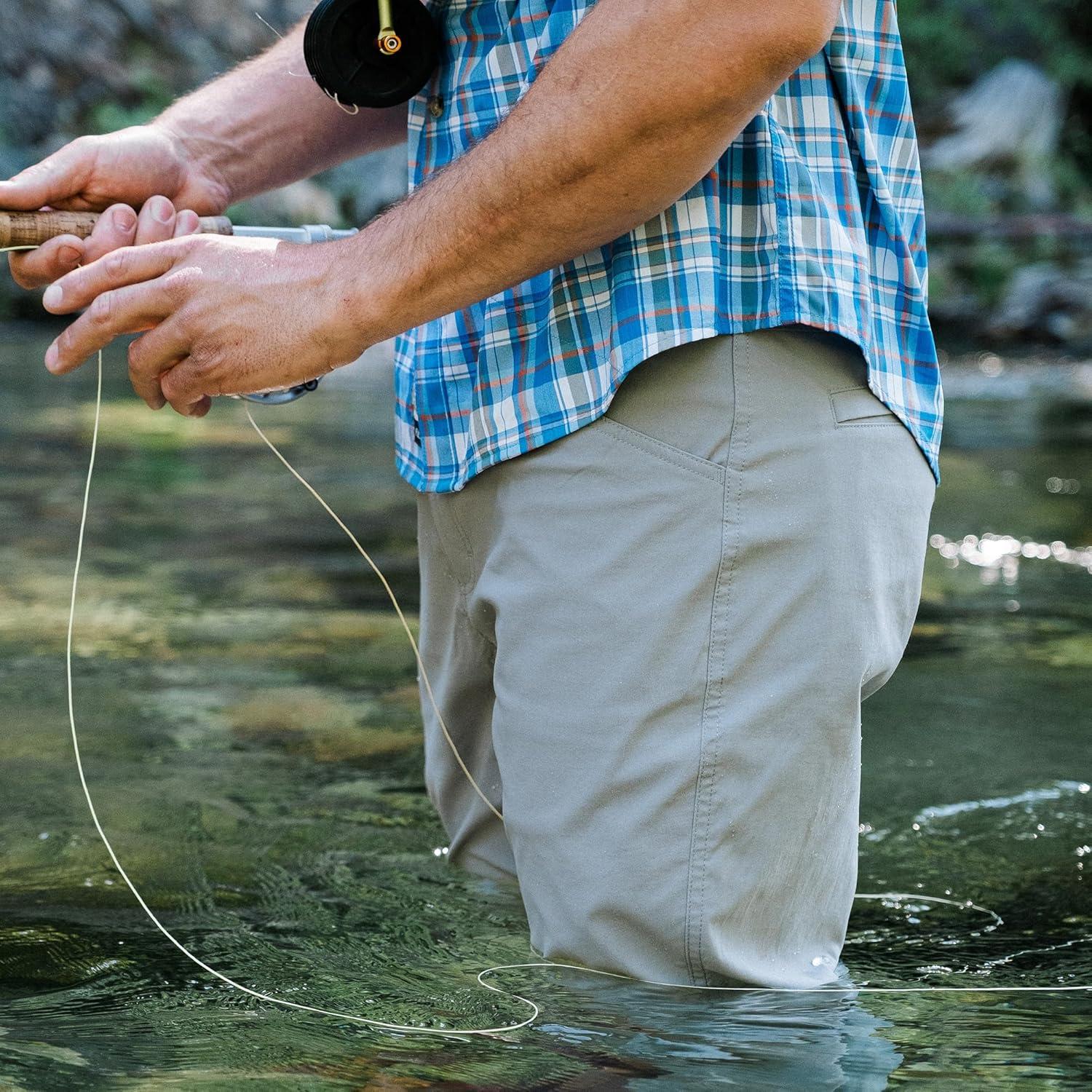 image:imageField amp Stream Mens Slinger Nylon Fishing PantsLight Grey